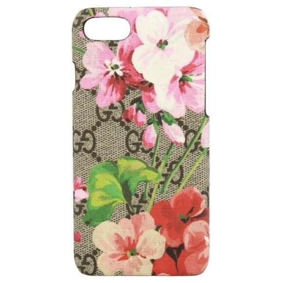NIB $400 AUTHENTIC GUCCI BLOOM LIMITED EDITION GG SUPREME IPHONE CASE 7 / 8 - Picture 1 of 4